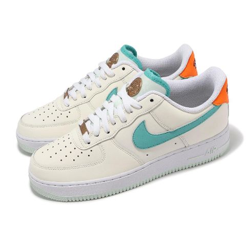 NIKE 耐吉 休閒鞋 Air Force 1 07 Be The One 男鞋 女鞋 米白 綠 金標 AF1 HM3728-131