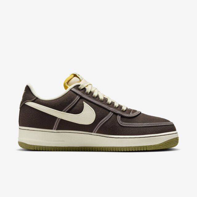 NIKE 耐吉  Air Force 1 '07 PRM CI9349-201 男 休閒鞋 運動 經典 AF1 帆布 咖啡