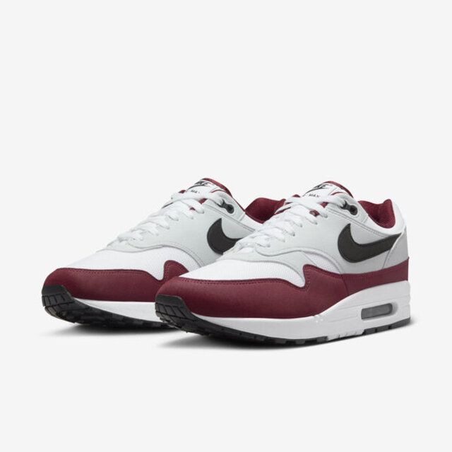 NIKE 耐吉  Air Max 1 FD9082-106 男鞋 運動 休閒 經典 舒適 柔軟 氣墊 復古 穿搭 白 紅