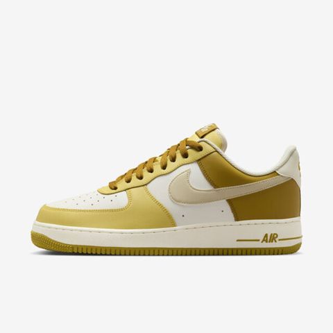 NIKE 耐吉 Air Force 1 '07 FZ4034-716 男 休閒鞋 運動 經典 AF1 穿搭 米白 金黃