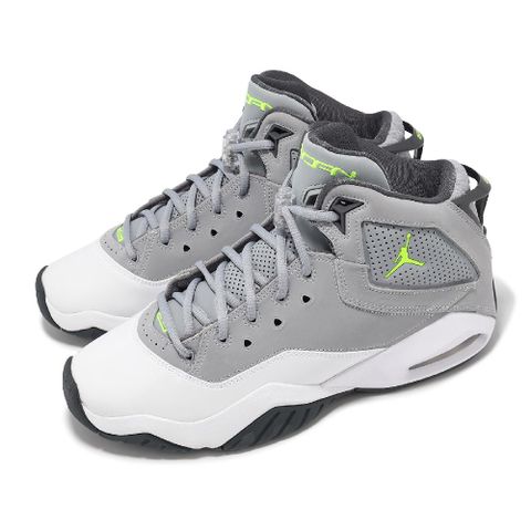 NIKE 耐吉 休閒鞋 Jordan B Loyal 男鞋 灰 綠 漆皮 氣墊 喬丹 運動鞋 315317-017