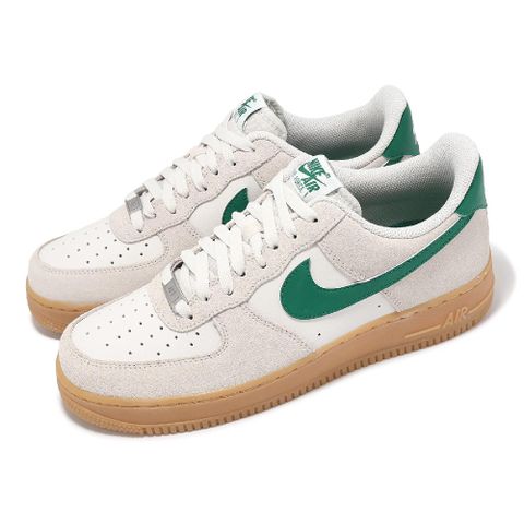 NIKE 耐吉 休閒鞋 Air Force 1 07 LV8 男鞋 女鞋 米白 灰 綠 膠底 AF1 FQ8714-001