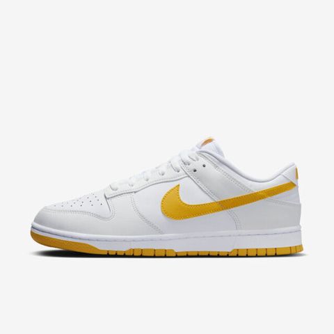 NIKE 耐吉 Dunk Low Retro DV0831-110 男 休閒鞋 運動 經典 復古 低筒 流行 白 大學金