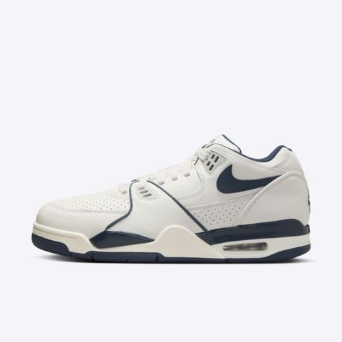 NIKE 耐吉 Air Flight '89 Low FQ8256-001 男 休閒鞋 運動 復古 球鞋 低筒 米白 藍