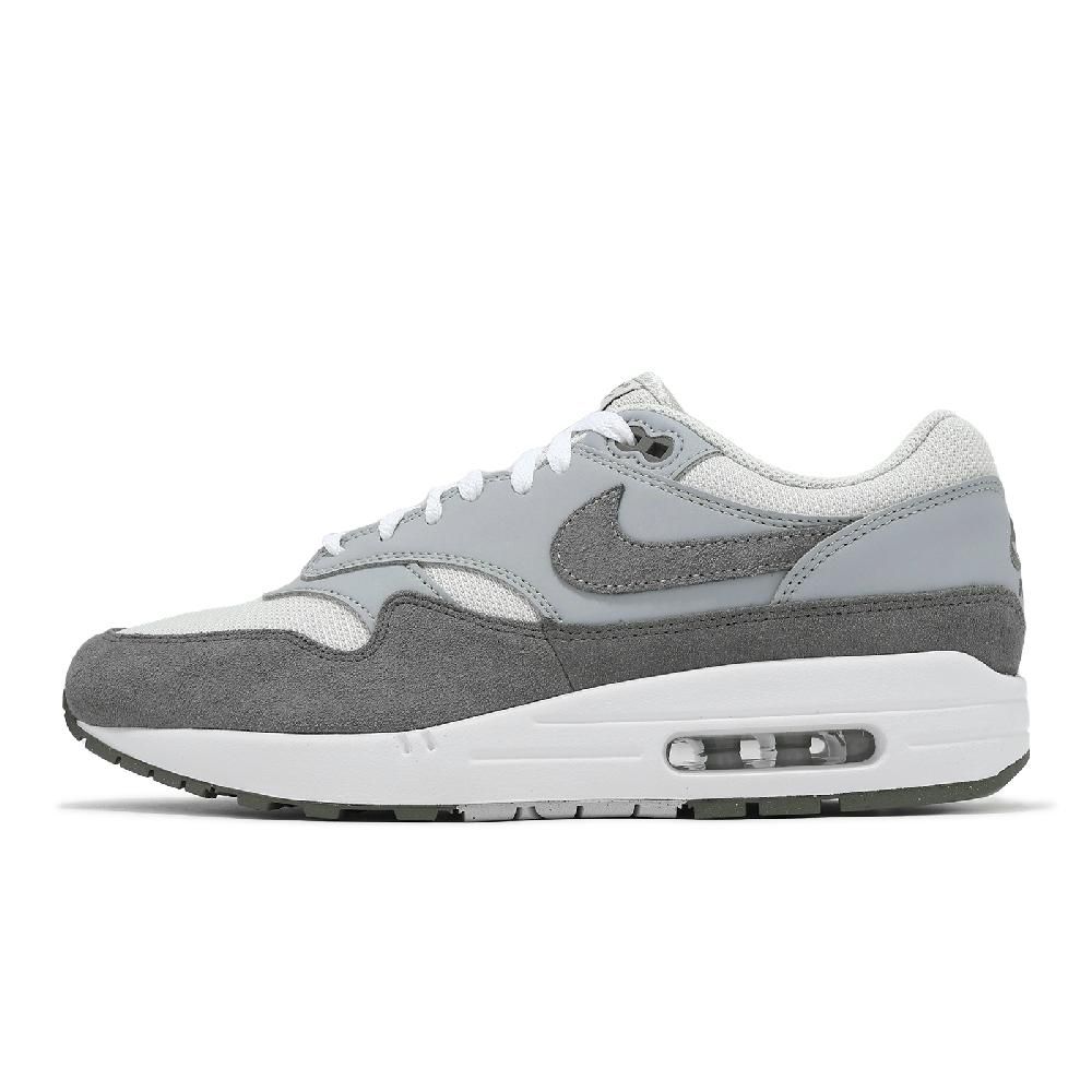 NIKE 耐吉   休閒鞋 Air Max 1 男鞋 灰 白 氣墊 經典 運動鞋 HM9936-001