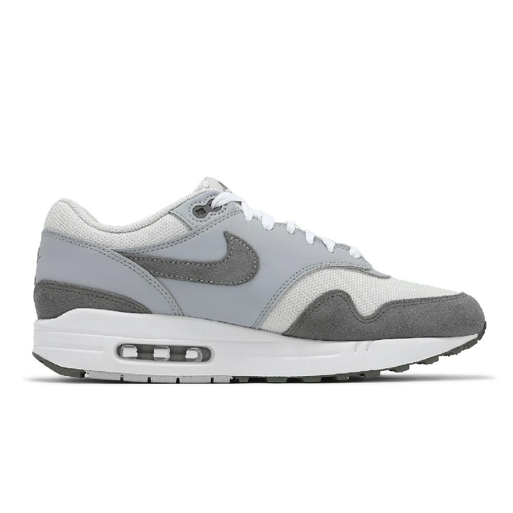 NIKE 耐吉   休閒鞋 Air Max 1 男鞋 灰 白 氣墊 經典 運動鞋 HM9936-001