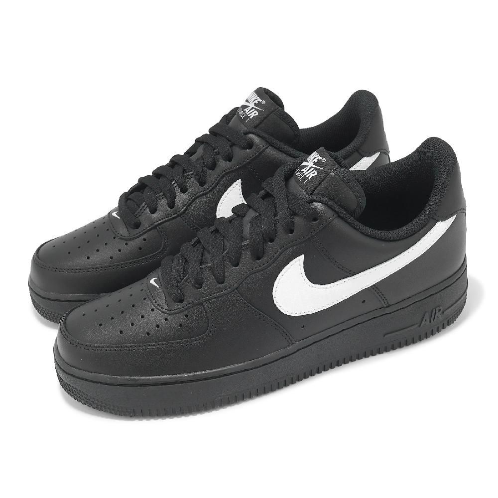 NIKE 耐吉   休閒鞋 Air Force 1 07 男鞋 女鞋 黑 白 AF1 經典 情侶鞋 FZ0627-010