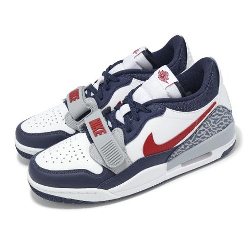 NIKE 耐吉 Nike 耐吉 休閒鞋 Air Jordan Legacy 312 Low 藍 白 紅 低筒 復古 喬丹 爆裂紋 CD7069-164