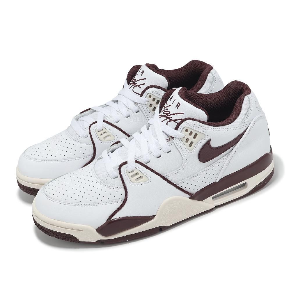 NIKE 耐吉 Nike 耐吉 休閒鞋 Air Flight 89 Low 男鞋 白 可可色 低筒 復古 FQ8256-100