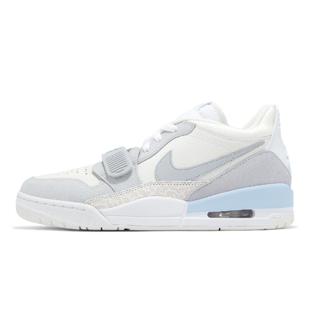 NIKE 耐吉 Nike 耐吉 休閒鞋 Air Jordan Legacy 312 Low 男鞋 白 灰 寶寶藍 低筒 魔鬼氈 HQ1190-101