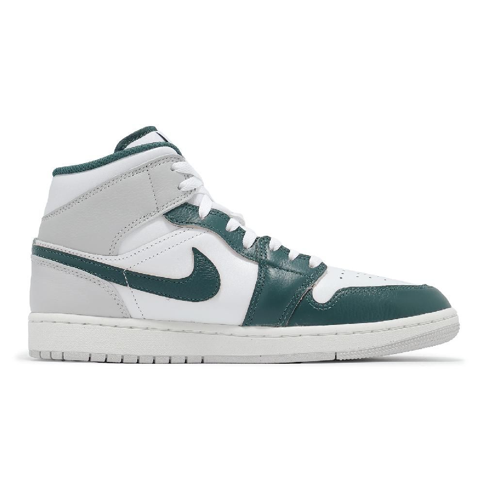 NIKE 耐吉 Nike 耐吉 休閒鞋 Air Jordan 1 Mid SE 男鞋 白綠 Oxidized Green 高筒 FQ7720-103