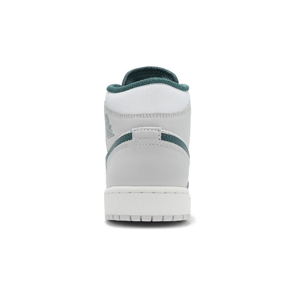 NIKE 耐吉 Nike 耐吉 休閒鞋 Air Jordan 1 Mid SE 男鞋 白綠 Oxidized Green 高筒 FQ7720-103
