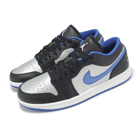 NIKE 耐吉 Nike 耐吉 休閒鞋 Air Jordan 1 Low 男鞋 黑 藍 AJ1 低筒 喬丹 553558-007