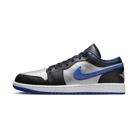 NIKE 耐吉 Nike Air Jordan 1 Low 男 黑白藍 緩震 低筒 AJ1 喬丹 運動 休閒鞋 553558-007