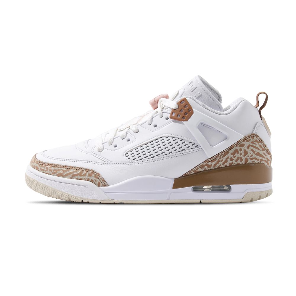 NIKE 耐吉 Nike Jordan Spizike Low 男 白咖 喬丹 低筒 緩震 皮革 運動 休閒鞋 FQ1759-101