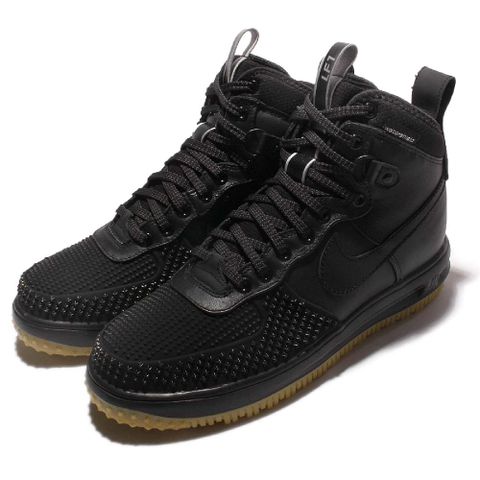 NIKE 耐吉 Nike 耐吉 靴子 Lunar Force 1 Duckboot 男鞋 黑 全黑 防潑水 獵鴨靴 805899-003