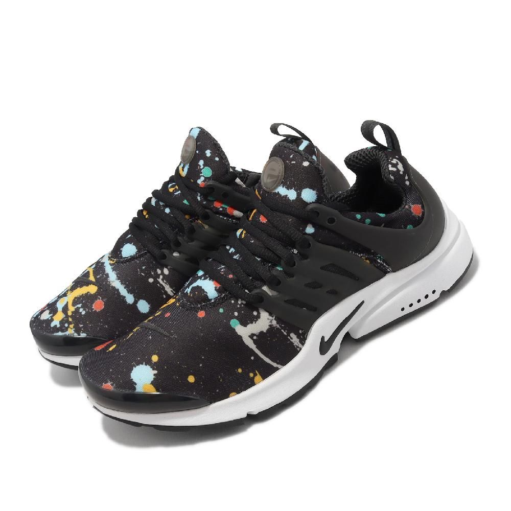 NIKE 耐吉 Nike 耐吉 休閒鞋 Air Presto 男鞋 黑 白 彩色潑墨 魚骨鞋 Paint Splatters CT3550-004