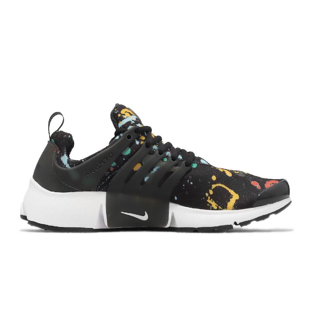 NIKE 耐吉 Nike 耐吉 休閒鞋 Air Presto 男鞋 黑 白 彩色潑墨 魚骨鞋 Paint Splatters CT3550-004