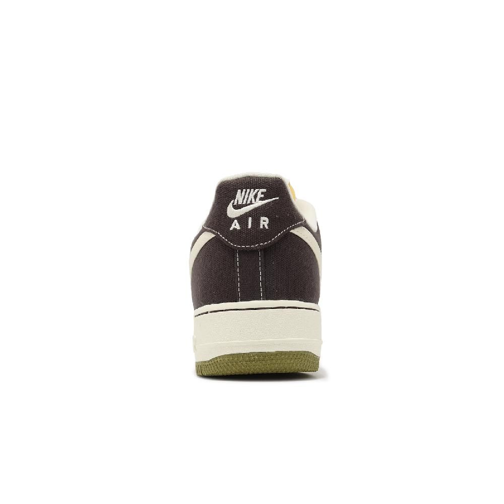 NIKE 耐吉 Nike 耐吉 休閒鞋 Air Force 1 07 PRM 男鞋 咖啡 AF1 帆布 CI9349-201