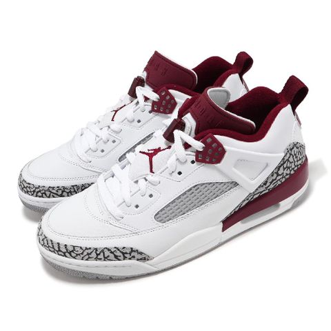 NIKE 耐吉 Nike 耐吉 休閒鞋 Jordan Spizike Low 男鞋 酒紅 灰 爆裂紋 Spike Lee FQ1759-106