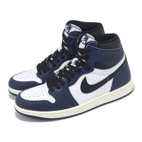 NIKE 耐吉 Nike 耐吉 休閒鞋 Air Jordan 1 Retro High OG 男鞋 午夜藍 AJ1 高筒 一代 DZ5485-401