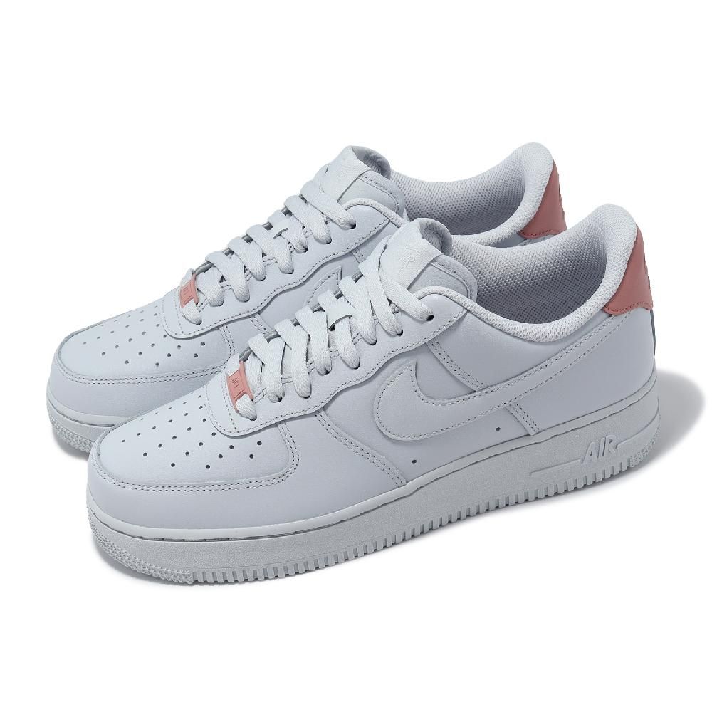 NIKE 耐吉 Nike 耐吉 休閒鞋 Air Force 1 07 男鞋 灰 珊瑚粉 Dusty Rose 情人節 AF1  HF0729-001