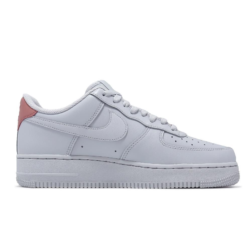 NIKE 耐吉 Nike 耐吉 休閒鞋 Air Force 1 07 男鞋 灰 珊瑚粉 Dusty Rose 情人節 AF1  HF0729-001