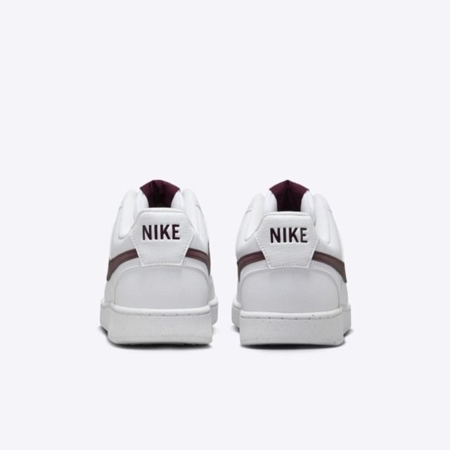 NIKE 耐吉 Nike Court Vision Lo NN [DH2987-113] 男 休閒鞋 經典 復古 皮革 小白鞋 白 酒紅