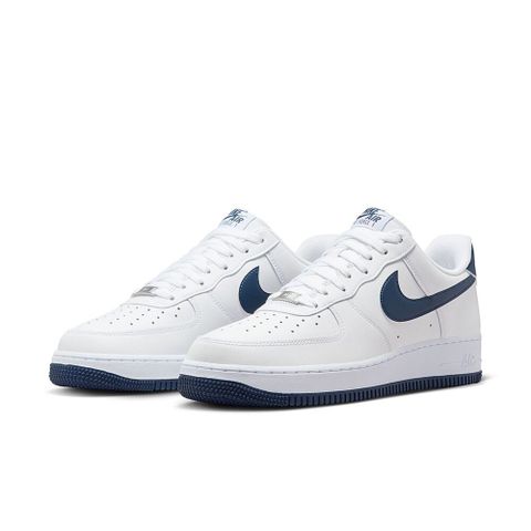 NIKE 耐吉 Nike Air Force 1 07 White Midnight Navy 午夜藍 休閒鞋 男鞋 AF1 百搭 經典 FJ4146-104