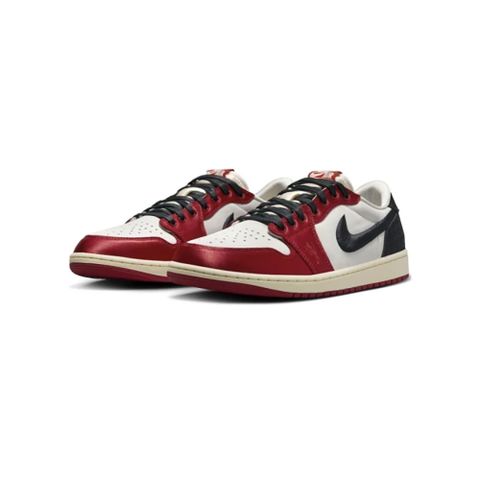 x Trophy Room  Air Jordan 1 Low OG "Away" 男鞋 女鞋 黑 白 紅 聯名 休閒鞋 AJ1 FN0432-100
