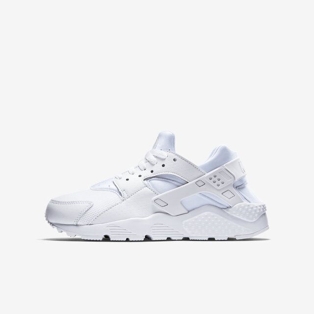 NIKE 耐吉  Huarache Run GS [654275-110] 大童 休閒鞋 運動 經典 白武士 舒適 穿搭 白