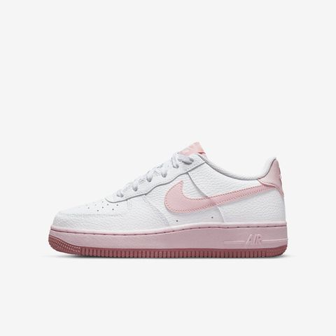 NIKE 耐吉 Air Force 1 GS [CT3839-107] 大童 休閒鞋 運動 經典 AF1 皮革 穿搭 白 粉