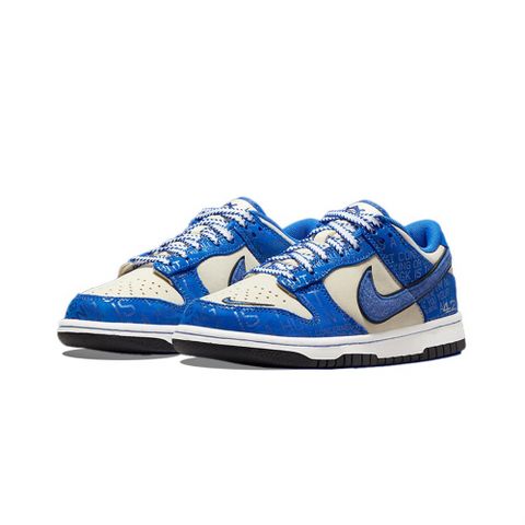 【NIKE 耐吉】Nike Dunk Low Jackie Robinson 羅賓遜 75周年 藍白 休閒鞋 DV2203-400