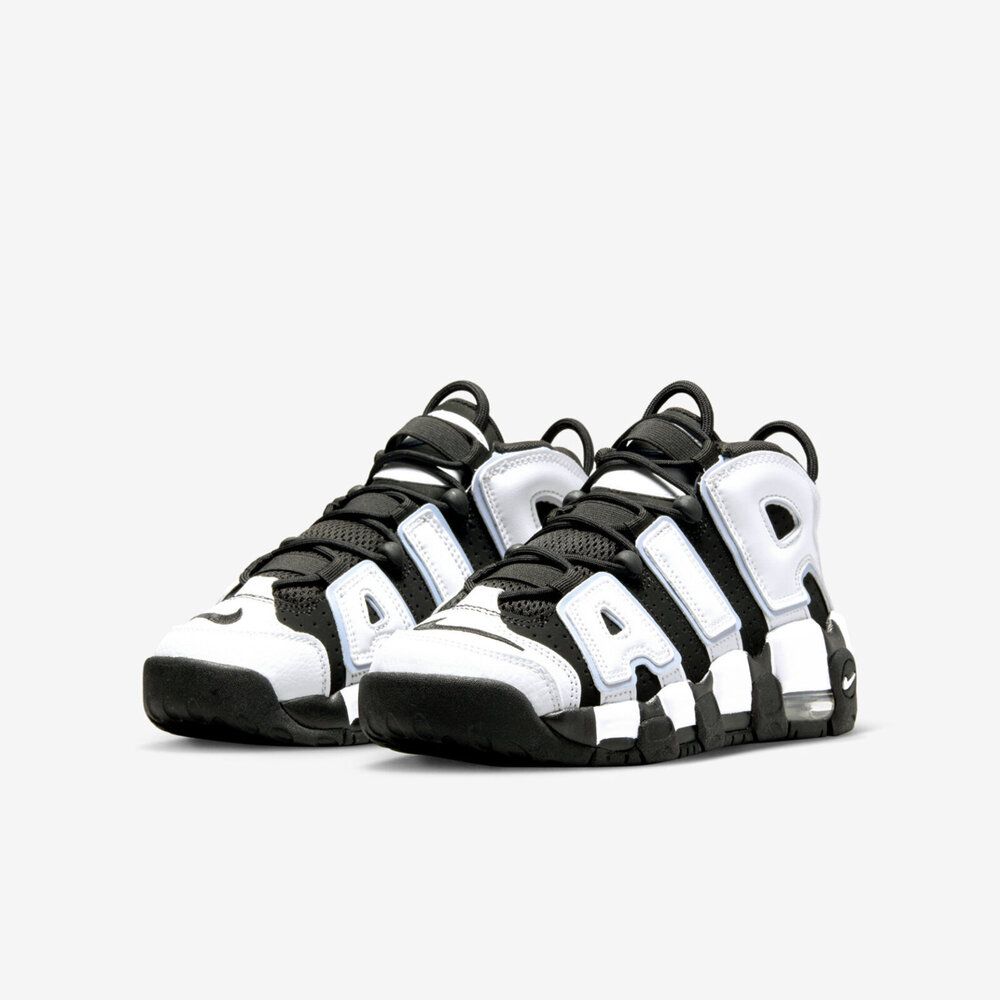 Nike Air More Uptempo GS [DQ6200-001] 大童休閒鞋經典復古大AIR 白黑