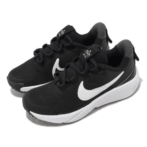 Nike 耐吉 童鞋 Star Runner 4 NN PS 中童 黑 白 路跑 慢跑鞋 運動鞋 DX7614-001