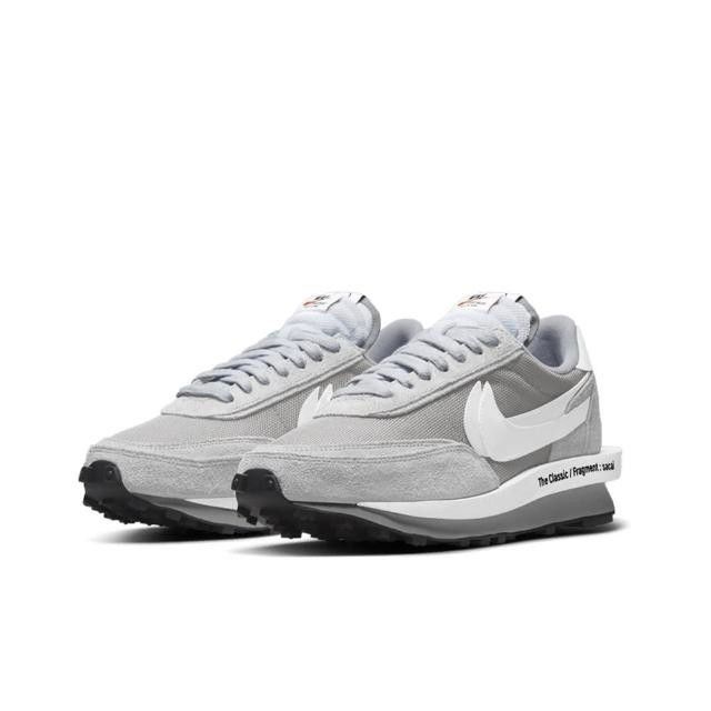 Sacai x Nike Ldv Waffle x Fragment 藤原浩閃電灰白DH2684-001