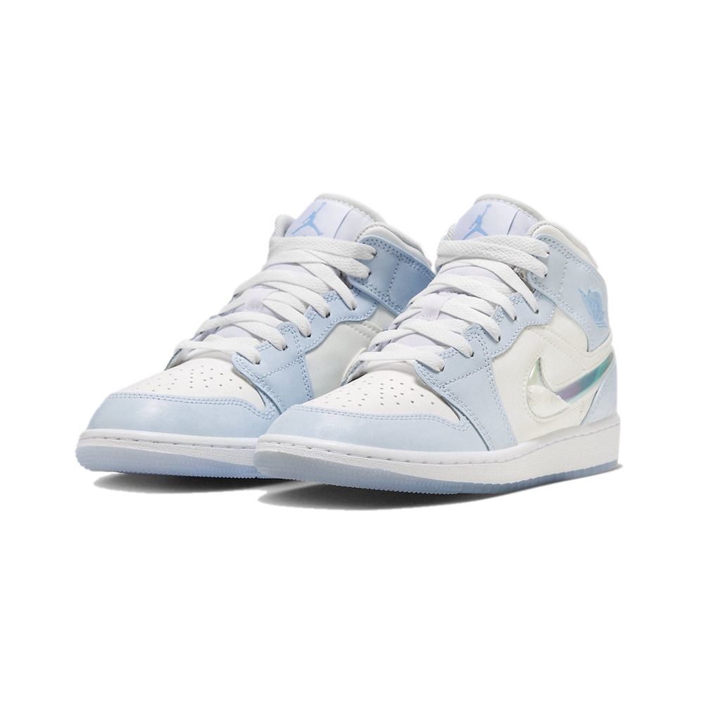 Air Jordan 1 Mid Glitter Swoosh 極光藍FQ9117-400 - PChome 24h購物