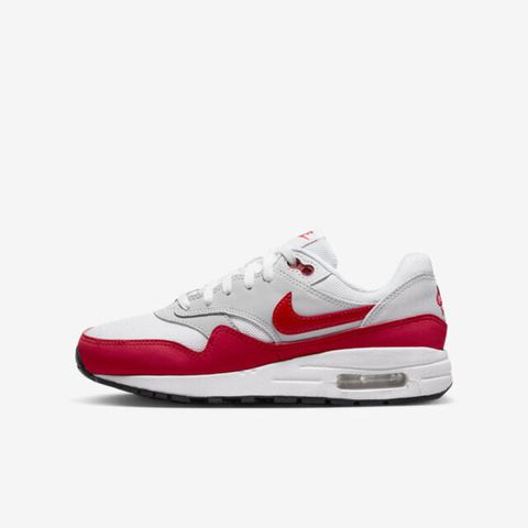 Nike Air Max 1 GS [DZ3307-003] 大童 休閒鞋 運動 復古 經典 氣墊 緩震 舒適 灰白紅