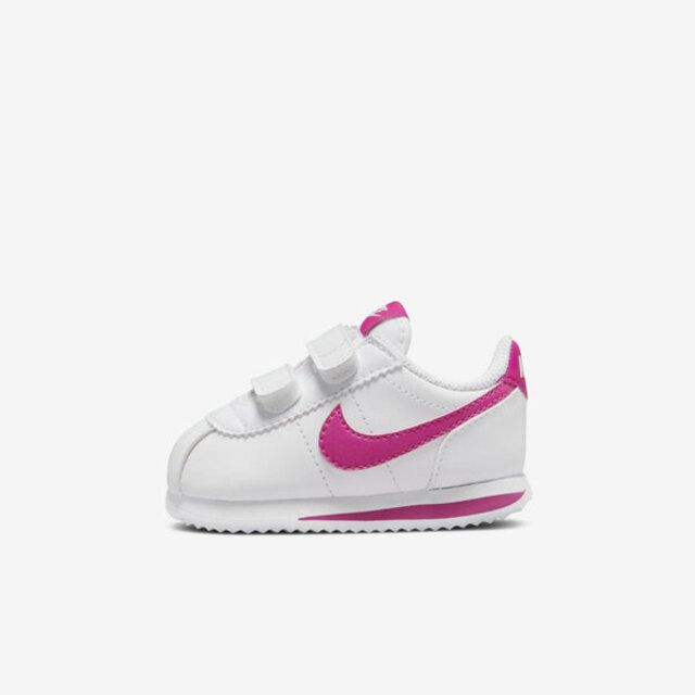  Nike Cortez Basic SL TDV [904769-109] 小童 學步鞋 經典 休閒 魔鬼氈 白 桃紅