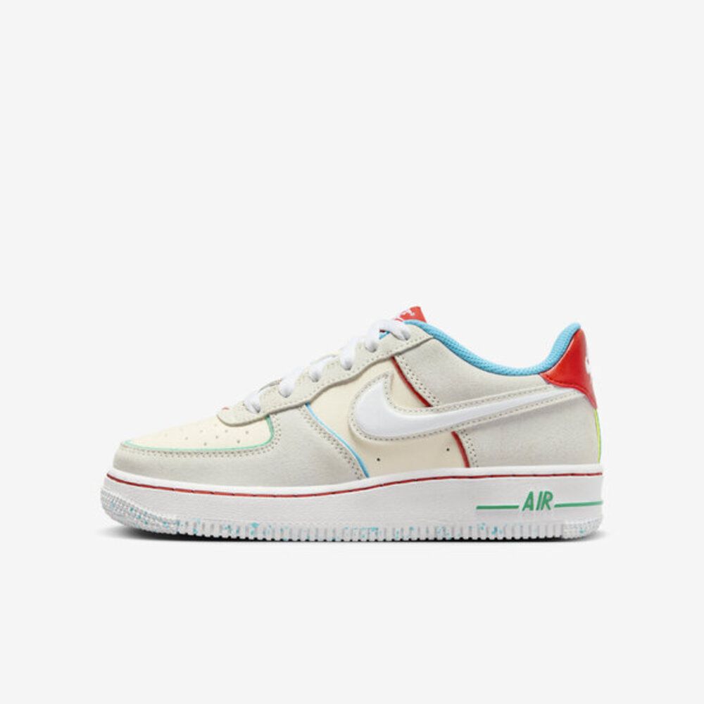 Nike Air Force 1 Lv8 GS [FQ8350-110] 大童休閒鞋運動經典低筒百搭