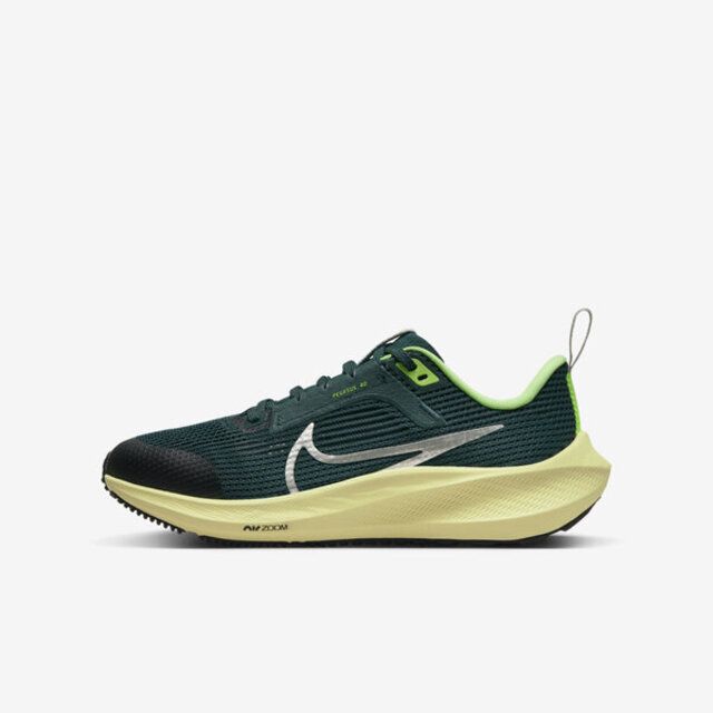 NIKE 耐吉 Nike Air Zoom Pegasus 40 GS [DX2498-301] 大童 慢跑鞋 運動 小飛馬 緩震 深綠