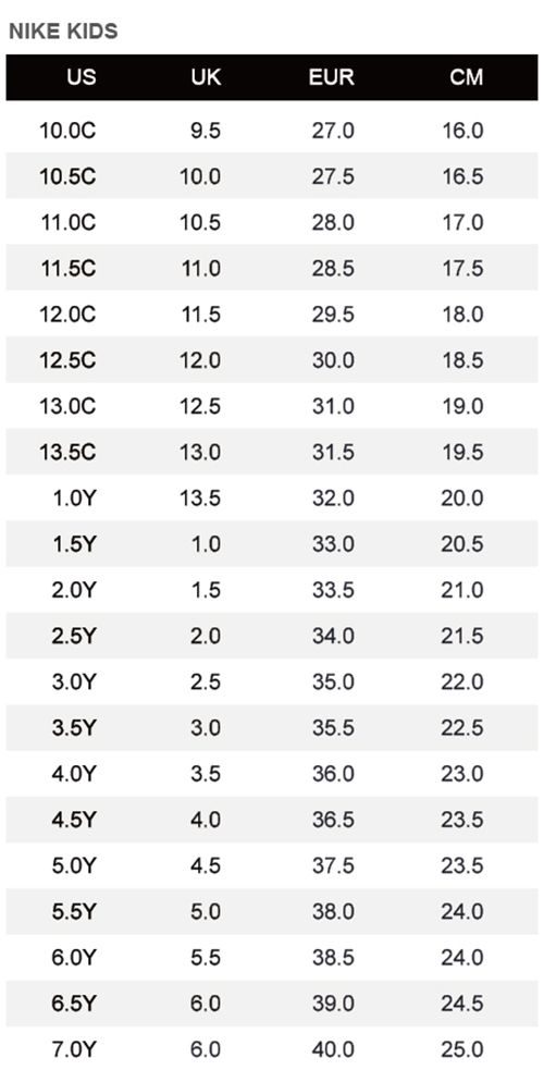 NIKE KIDSUSUKEURCM9.527.016.010.5C10.027.516.510.528.017.011.5C11.028.517.512.0C11.529.518.012.5C12.030.018.513.0C12.531.019.013.5C13.031.519.51.0Y13.532.020.01.5Y1.033.020.52.0Y1.533.521.02.5Y2.034.021.53.ΟΥ2.535.022.03.5Y3.035.522.54.0Y3.536.023.04.5Y4.036.523.54.537.523.55.5Y5.038.024.06.0Y5.538.524.06.5Y6.039.024.57.0Y6.040.025.0