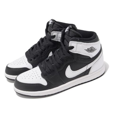Nike 耐吉 Jordan 1 Retro High OG PS 中童 反轉熊貓 黑 白 童鞋 休閒鞋 AJ1 FD1412-010