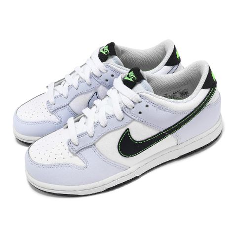 NIKE 耐吉 童鞋 Dunk Low PS 中童 休閒鞋 小朋友 灰 黑 綠 FB9108-107