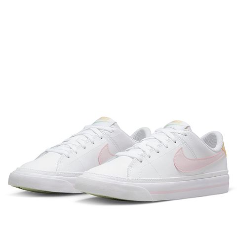 NIKE 耐吉 COURT LEGACY GS 白粉 休閒鞋 女鞋 大童 運動鞋 DA5380-115