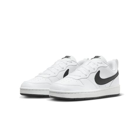 NIKE 耐吉 COURT BOROUGH LOW RECRAFT GS 休閒鞋 女鞋 大童 運動鞋 白黑 穿搭 DV5456-104