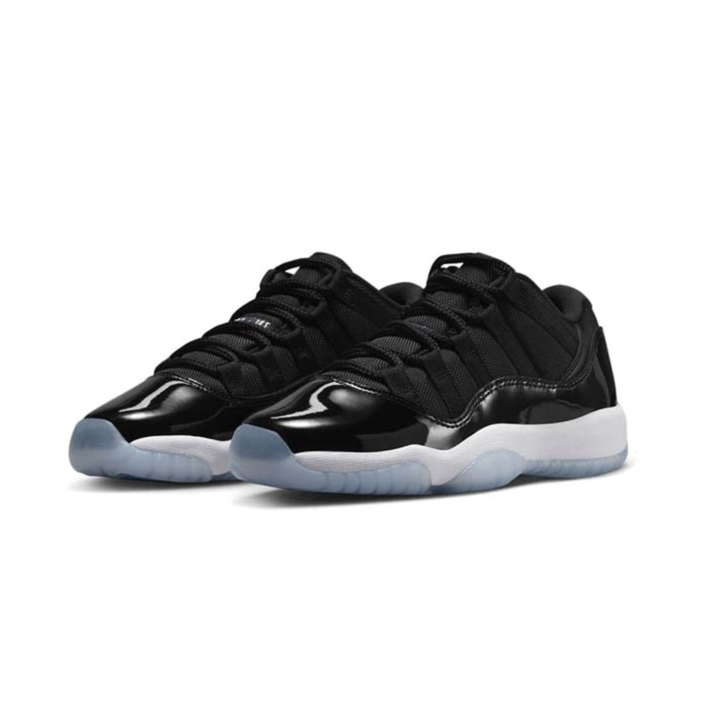 NIKE 耐吉 Air Jordan 11 Retro Low Space Jam 黑藍冰底 GS 大童鞋 休閒鞋 FV5121-004