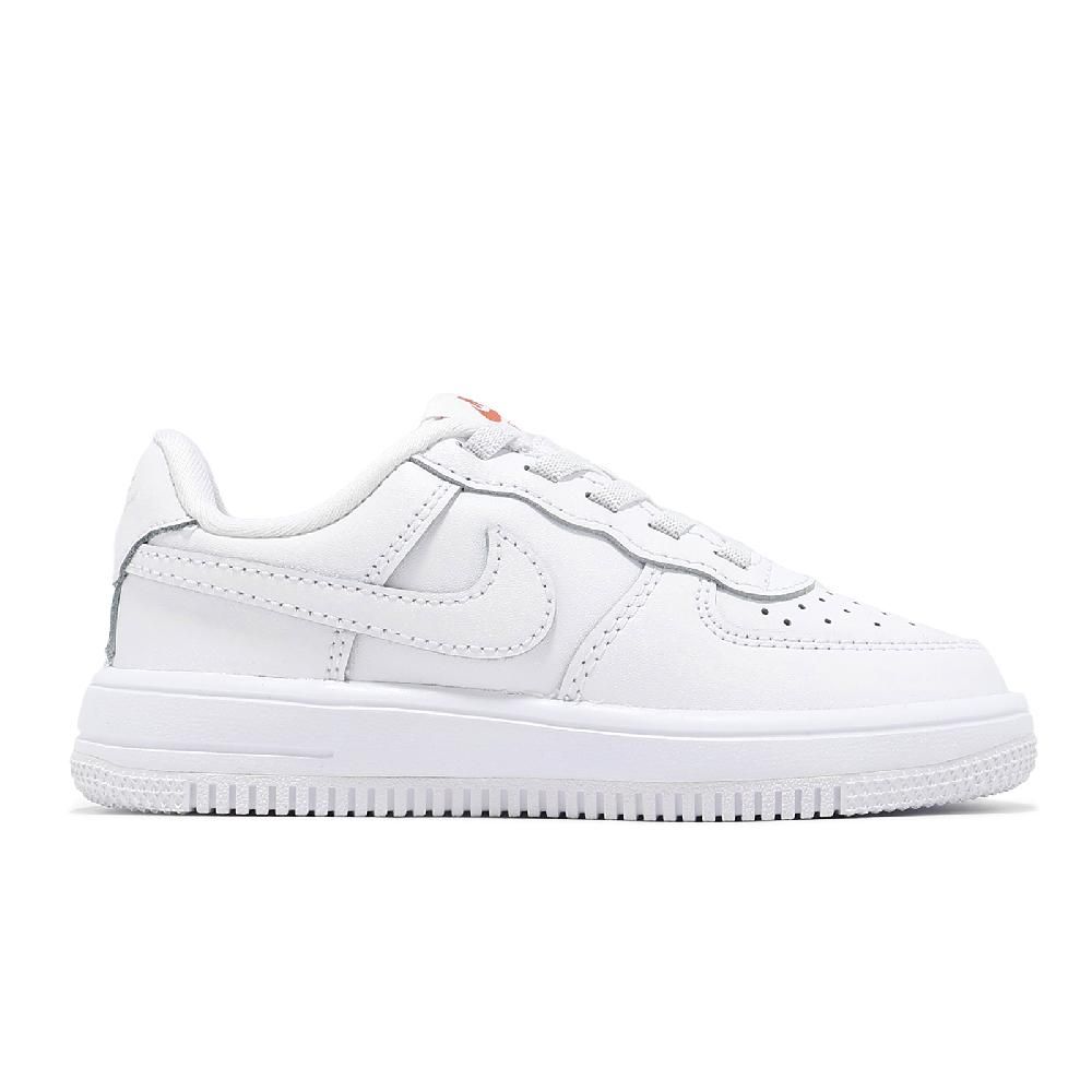 NIKE 耐吉   童鞋 Force 1 Low EasyOn LV8 1 PS 中童 小朋友 白 編織 彩虹 休閒鞋 FN4890-100