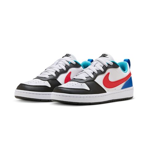 NIKE 耐吉 Court Borough Low Recraft GS 黑紅藍 大童鞋 休閒鞋 HF0742-161