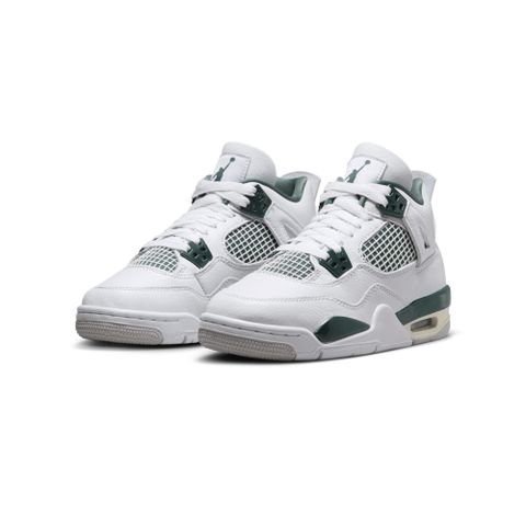 【NIKE 耐吉】Air Jordan 4 Retro Oxidized Green 氧化綠 大童鞋 休閒鞋 FQ8213-103